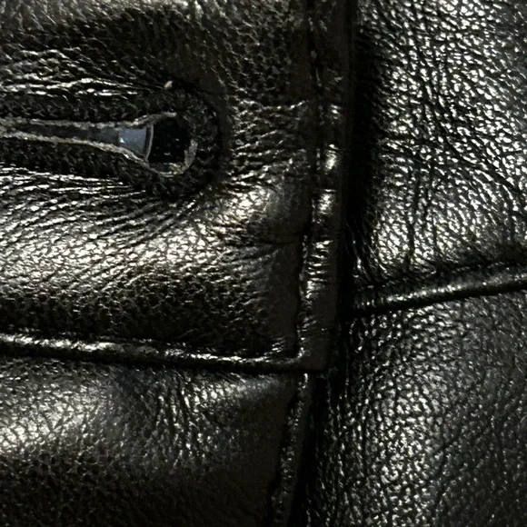 WILFRED Faux Leather Black Pant 6 - Picture 5 of 15